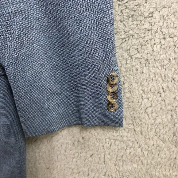 Ermenegildo Zegna Trofeo Blazer Men's 56R 2XL Wool Sport Coat Switzerland Check